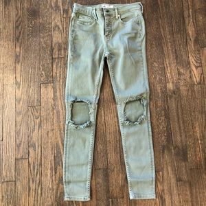 Free People Jeans - High Rise Busted Skinny